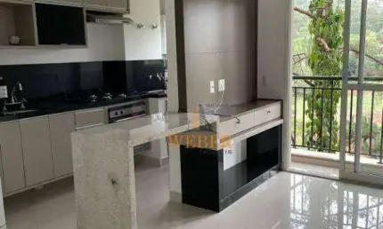 Apartamento com 1 dormitório à venda, 38 m² por r$ 430.000,00 - granja viana - cotia/sp