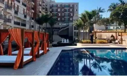 Garden com quintal privativo na granja viana – 1 dorm, vaga e lazer completo!