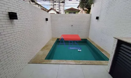 Sobrado com 2 dormitórios à venda, 100 m² por R$ 859.000,00 - Campo Grande - Santos/SP