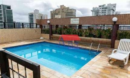 Apartamento com 1 dormitório à venda, 51 m² por R$ 530.000,00 - Aparecida - Santos/SP
