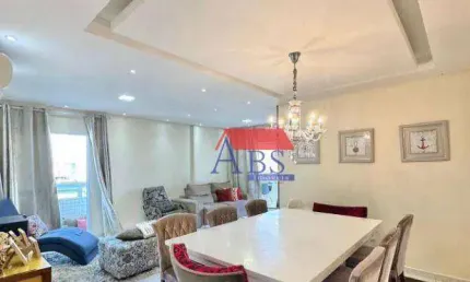 Apartamento com 3 dormitórios à venda, 123 m² por R$ 800.000,00 - Vila Guilhermina - Praia Grande/SP