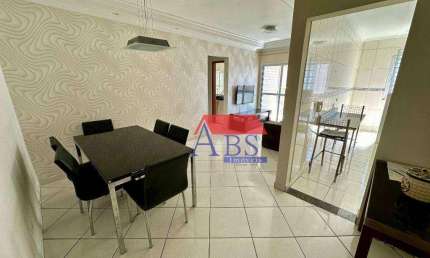 Apartamento com 2 dormitórios para alugar, 76 m² por R$ 3.000/mês - Aviação - Praia Grande/SP
