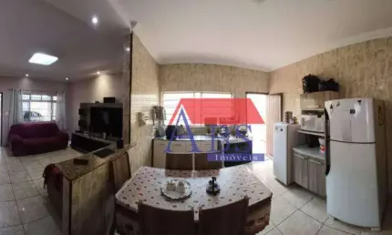 Casa com 3 dormitórios à venda, 114 m² por R$ 480.000,00 - Balneário Pires - Praia Grande/SP