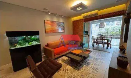 Apartamento com 2 dormitórios à venda, 136 m² por R$ 1.490.000,00 - Gonzaga - Santos/SP