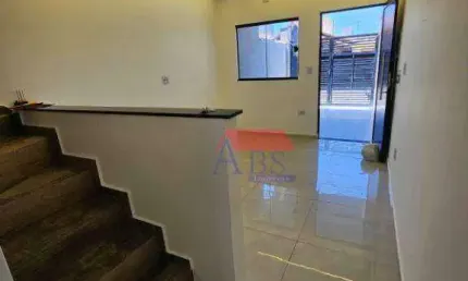 Sobrado com 3 dormitórios à venda, 98 m² por R$ 530.000 - Maracanã - Praia Grande/SP
