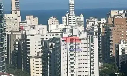 Apartamento com 2 dormitórios para alugar, 65 m² por R$ 6.900,02/mês - Boqueirão - Santos/SP