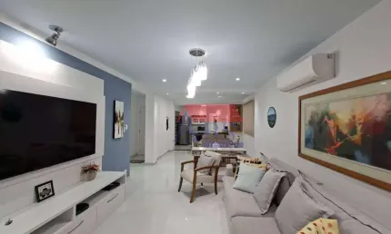 Lindo apartamento com 2 quartos 2 suites no Coração do Gonzaga em Santos