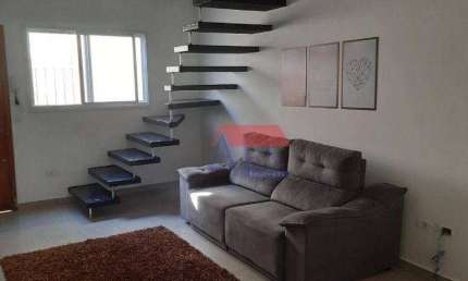 Sobrado com 2 dormitórios à venda, 45 m² por R$ 245.000,00 - Tupi - Praia Grande/SP