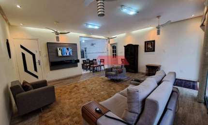 Apartamento com 3 quartos para alugar na Avenida Bartolomeu de Gusmão, Boqueirão, Santos
