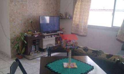 Apartamento com 1 dormitório à venda, 57 m² por R$ 170.000,00 - Vila Nova - Cubatão/SP