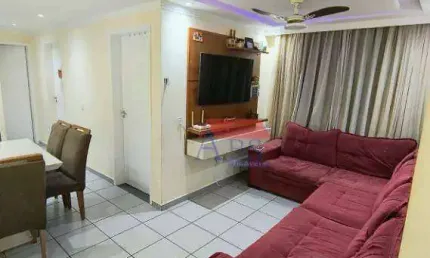 Apartamento com 3 dormitórios à venda, 80 m² por r$ 150.000,00 - parque são luis - cubatão/sp