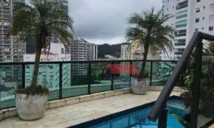Apartamento duplex com 5 dormitórios à venda, 600 m² por r$ 3.180.000,00 - ponta da praia - santos/sp