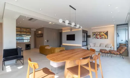 Apartamento tipo para venda em chácara santo antônio (zona sul) com 3 quartos, sendo 3 suítes, 162m²
