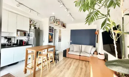 Apartamento tipo para venda em vila mariana com 1 quarto, sendo 1 suíte, 44m²