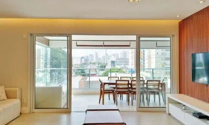Apartamento tipo para venda em Brooklin com 3 quartos, sendo 3 suítes, 133m²