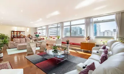 Apartamento tipo para venda em Paraíso com 4 quartos, sendo 3 suítes, 296m²