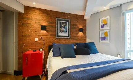 Flat para venda em vila nova conceição com 1 quarto, sendo 1 suíte, 47m²