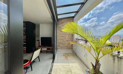 Cobertura para venda com 1 quarto, sendo 1 suíte, 93m²