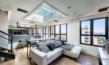 Cobertura para venda com 1 quarto, sendo 1 suíte, 140m²