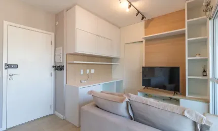 Apartamento tipo para venda em Cidade Monções com 1 quarto, sendo 1 suíte, 38m²