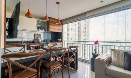 Apartamento tipo para venda em Vila Romana com 4 quartos, sendo 3 suítes, 139m²