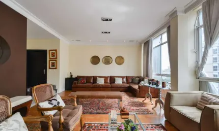 Apartamento tipo para venda em consolação com 2 quartos, sendo 1 suíte, 154m²