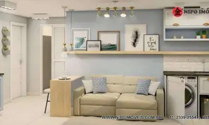 Apartamento com 2 dormitórios à venda, 38 m² por r$ 235.000,00 - vila carrão - são paulo/sp