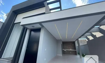 Casa Térrea Nova em Vinhedo  3D/1S - Fotovoltáica - Padrão diferenciado.