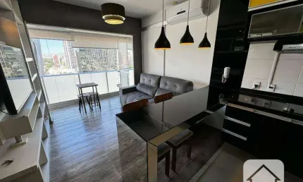 Apartamento com 1 dormitório para alugar, 33 m² por r$ 5.323/mês - santo amaro - são paulo/sp