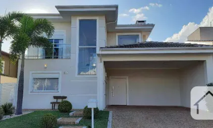 Bela Casa em Residencial privilegiado, com 3 suítes, 311 m2, por R$ 1.880.000, no Condomínio Ville de France - Itatiba/SP