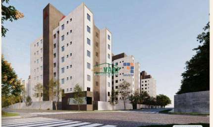 Apartamento com 3 dormitórios à venda por R$ 323.520 - Santa Luzia/MG