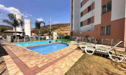 Apartamento com 2 dormitórios à venda por R$ 159.000,00 - Borba Gato - Sabará/MG