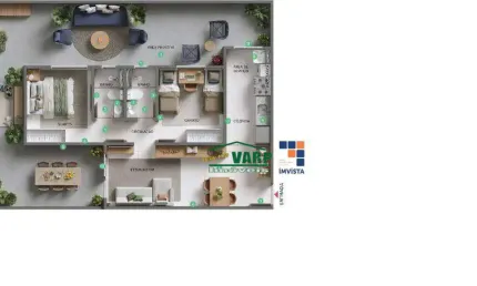 Apartamento com 2 dormitórios à venda por R$ 338.990,00 - Três Barras - Contagem/MG