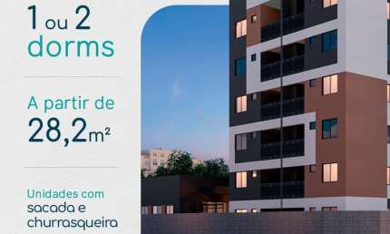 Apartamento para Venda em Curitiba, Novo Mundo, 2 dormitórios, 1 banheiro, 1 vaga