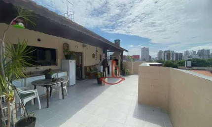 Cobertura com 2 dormitórios à venda, 161 m² por R$ 510.000,00 - Tupi - Praia Grande/SP