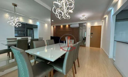 Apartamento com 3 dormitórios à venda, 117 m² por r$ 890.000,00 - canto do forte - praia grande/sp