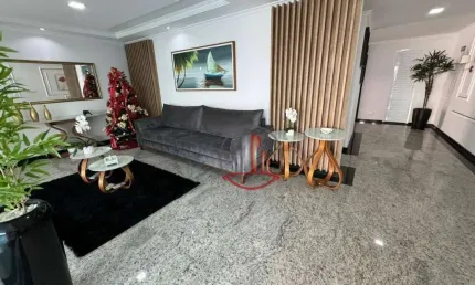 Apartamento com 2 dormitórios à venda, 105 m² por r$ 670.000,00 - vila assunção - praia grande/sp