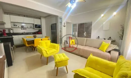 Casa com 3 dormitórios à venda por R$ 750.000,00 - Vila Caiçara - Praia Grande/SP