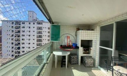 Apartamento com 2 dormitórios à venda, 84 m² por r$ 520.000,00 - vila guilhermina - praia grande/sp