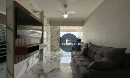 Apartamento com 2 dormitórios à venda, 86 m² por r$ 555.000,00 - aviação - praia grande/sp