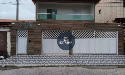 Sobrado Novo em condomínio, 2 dormitórios à venda, 54 m² por R$ 330.000 - Vila Guilhermina - Praia Grande/SP