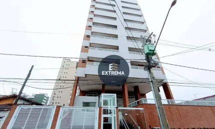 Apartamento com 1 dormitório à venda, 47 m² por r$ 335.000,00 - vila guilhermina - praia grande/sp