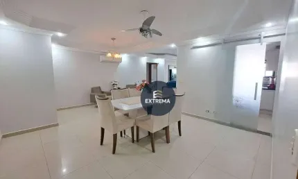 Apartamento com 3 dormitórios à venda, 130 m² por r$ 900.000 - canto do forte - praia grande/sp