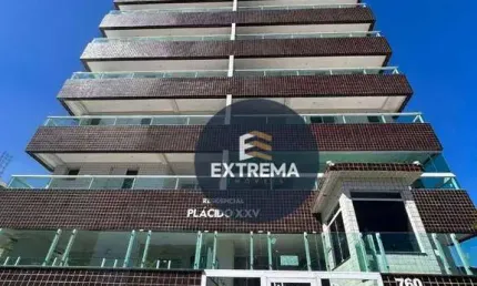 Apartamento com 2 dormitórios à venda, 67 m² por r$ 350.000 - cidade ocian - praia grande/sp