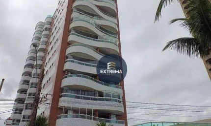 Apartamento de 1 dormitório a venda em Praia Grande, vista mar.