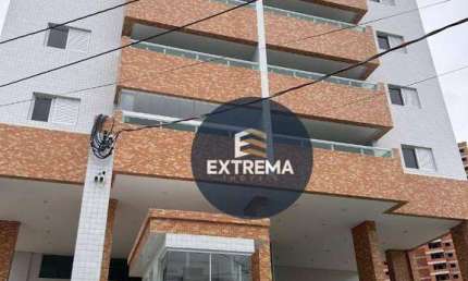 Apartamento com 2 dormitórios à venda, 75 m² por R$ 430.000 - Vila Guilhermina - Praia Grande/SP