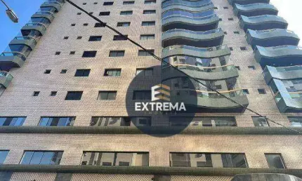 Apartamento de 2 dormitórios sendo 1 suíte a venda em praia grande, vista mar e mobiliado.