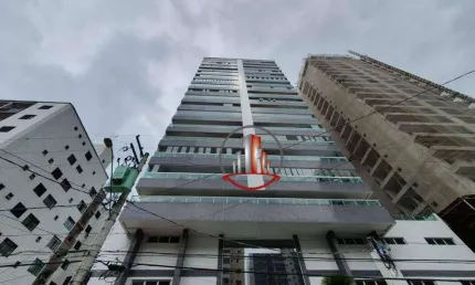 Apartamento de 3 dormitórios sendo 2 suítes a venda em praia grande, mobiliado.