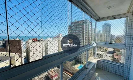 Apartamento á 100m da praia  com 2 dormitórios sendo 1 suite à venda, por R$ 505.000 - Caiçara - Praia Grande/SP