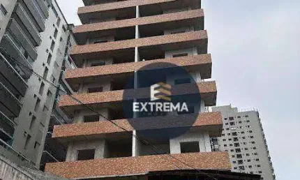 Apartamento novo com vista para o mar  com 1 suite , varando gourmet e lazer completo  à venda,  por r$ 339.000 -  guilhermina - praia grande/sp